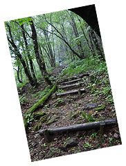 寂地峡登山道