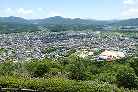 鞍掛山からの眺望